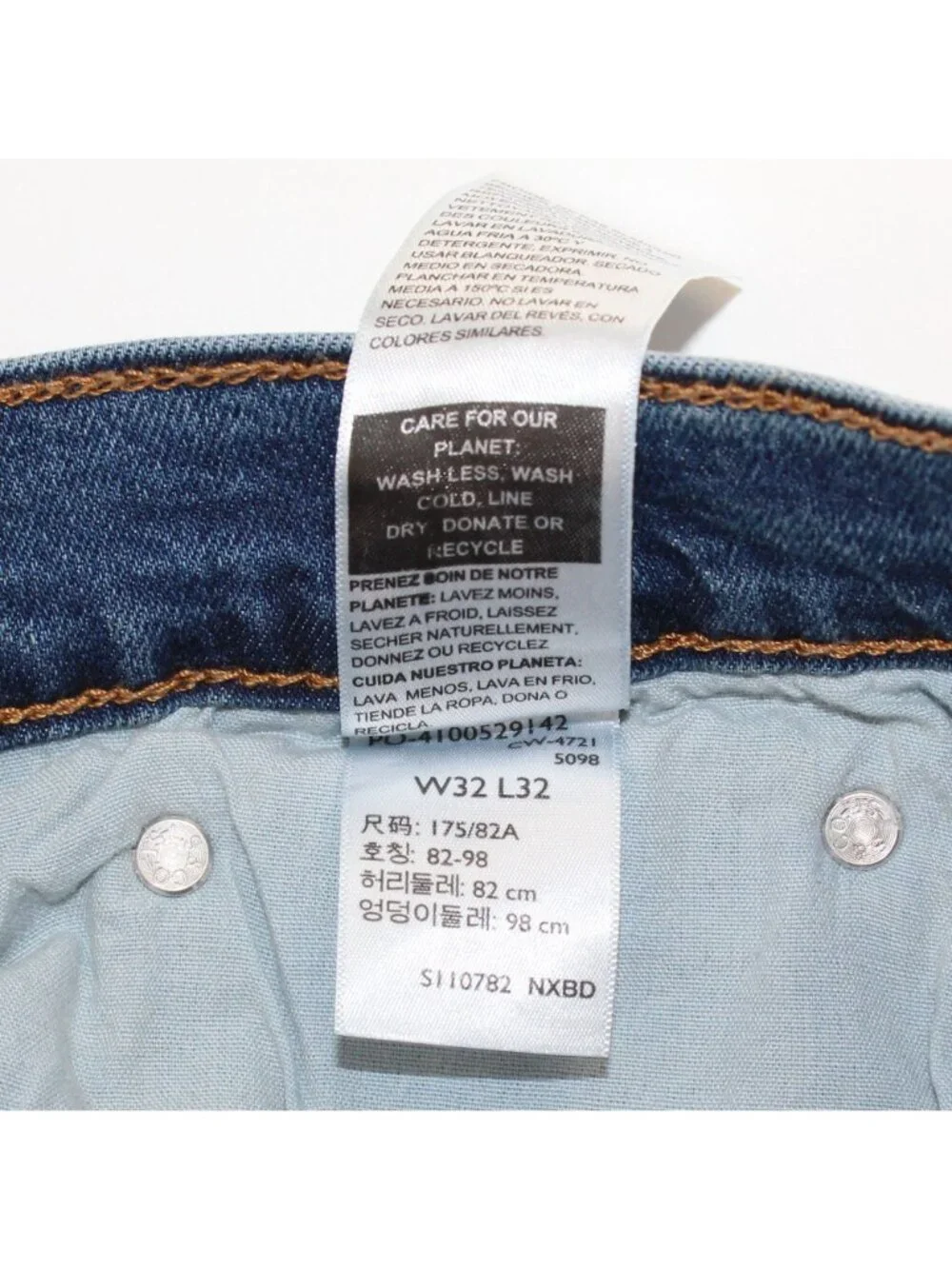 Denizen From Levis 231 Athletic Fit Jeans Men Size W32 L32 Blue
